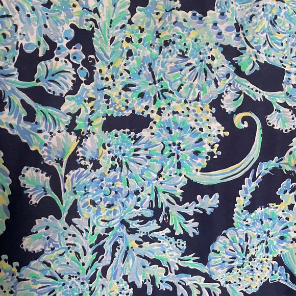 NWOT Lilly Pulitzer Merrill Maxi Tank Dress In High Tide Navy Scuba Doo XXS - Picture 14 of 15